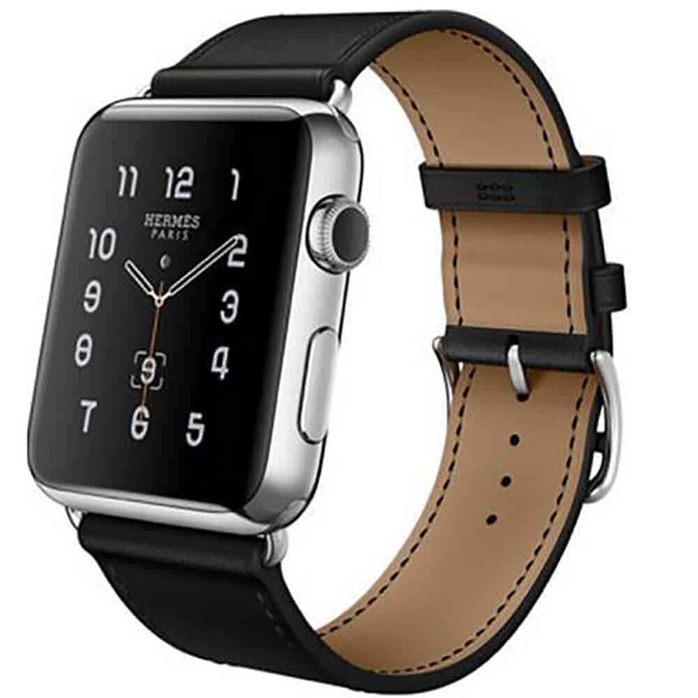 Single Tour Noir Hermès Band for Apple Watch 38mm and 42mm - Carter Lux