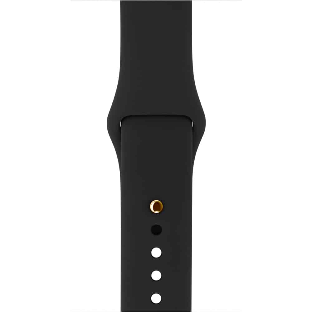 Black Sport Band with Plated Pin - Carterlux.com