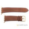 Hermès Single Tour Gold 24K Gold Plated Series 7 Apple Watch - Image 3