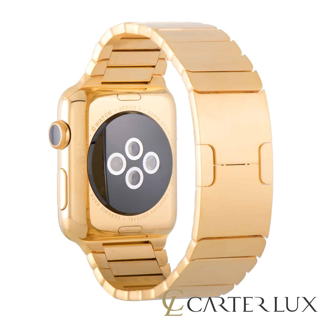 Original 24K Gold Plated 42 44 45 49 Apple Satin Link Band Bracelet Apple  Watch | eBay