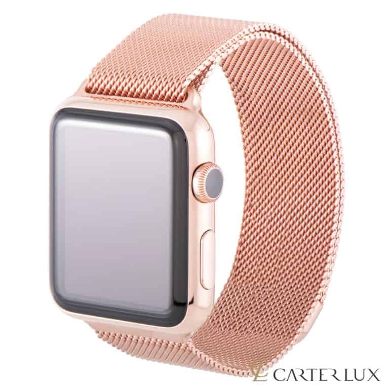 Apple Watch 24Karat Rose Gold Plated Milanese Series 4