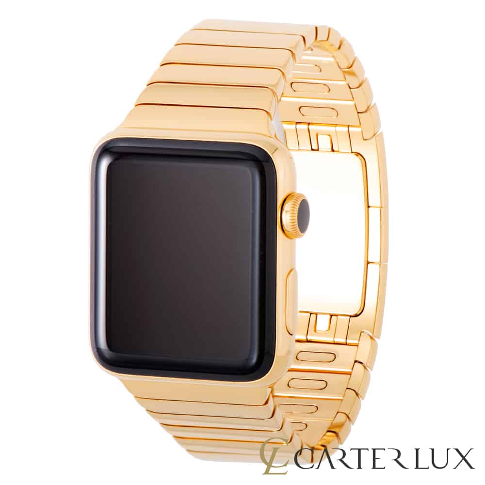 Apple Watch Link 24 Karat Gold Link Bracelet Series 3