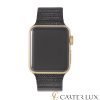 Black Diamond 24k Gold Apple Watch Black Link Series 2 - Image 4