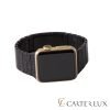 Black Diamond 24k Gold Apple Watch Black Link Series 2 - Image 2