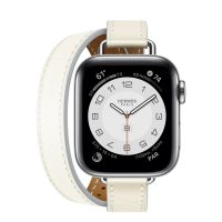 Hermès Attelage Double Tour White 40mm Apple Watch Series 6