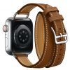 Hermes Apple Watch Series 6 with Attelage Double Tour Fauve - Image 5